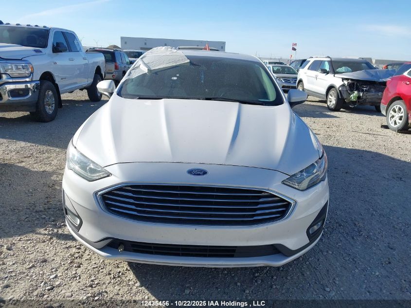 2020 Ford Fusion Se VIN: 3FA6P0HD1LR224885 Lot: 12435456