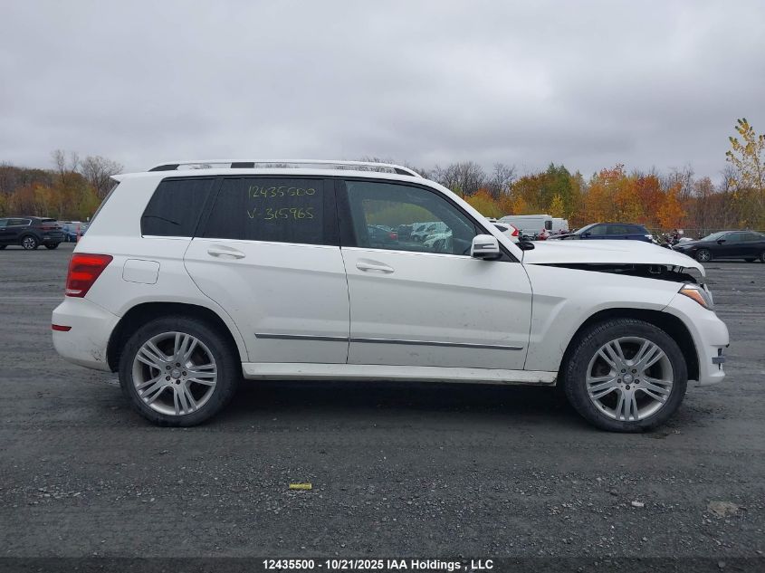 2014 Mercedes-Benz Glk 250 Bluetec 4Matic VIN: WDCGG0EB8EG315965 Lot: 12435500