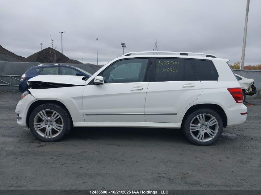 2014 Mercedes-Benz Glk 250 Bluetec 4Matic VIN: WDCGG0EB8EG315965 Lot: 12435500