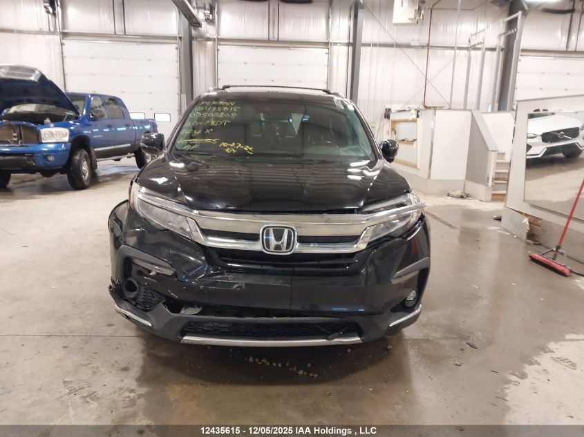 2020 Honda Pilot Touring VIN: 5FNYF6H97LB502808 Lot: 12435615