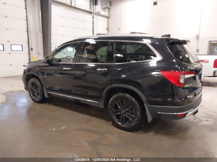 2020 Honda Pilot Touring VIN: 5FNYF6H97LB502808 Lot: 12435615