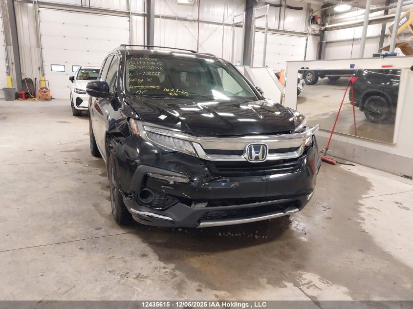 2020 Honda Pilot Touring VIN: 5FNYF6H97LB502808 Lot: 12435615