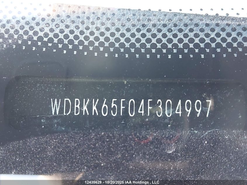 2004 Mercedes-Benz Slk 320 VIN: WDBKK65F04F304997 Lot: 12435629