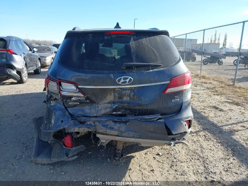 2017 Hyundai Santa Fe Se/Limited VIN: KM8SNDHF6HU182166 Lot: 12435631