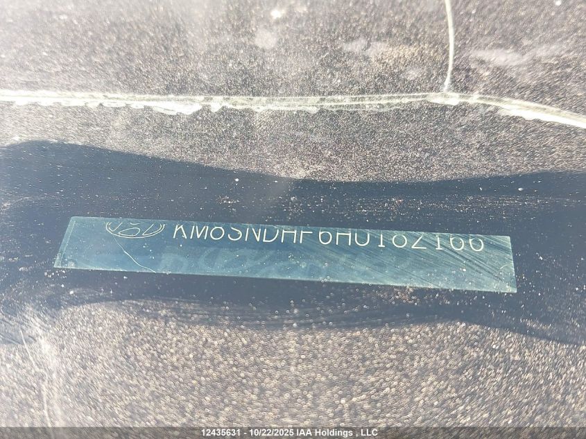 2017 Hyundai Santa Fe Se/Limited VIN: KM8SNDHF6HU182166 Lot: 12435631