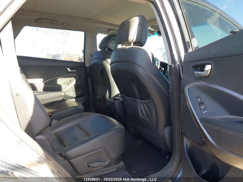 2017 Hyundai Santa Fe Se/Limited VIN: KM8SNDHF6HU182166 Lot: 12435631