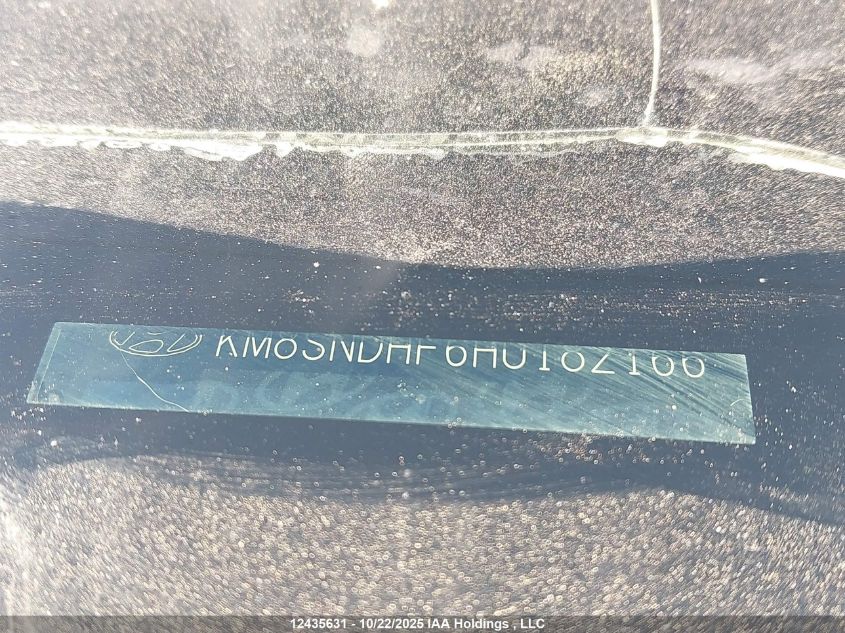 2017 Hyundai Santa Fe Se/Limited VIN: KM8SNDHF6HU182166 Lot: 12435631