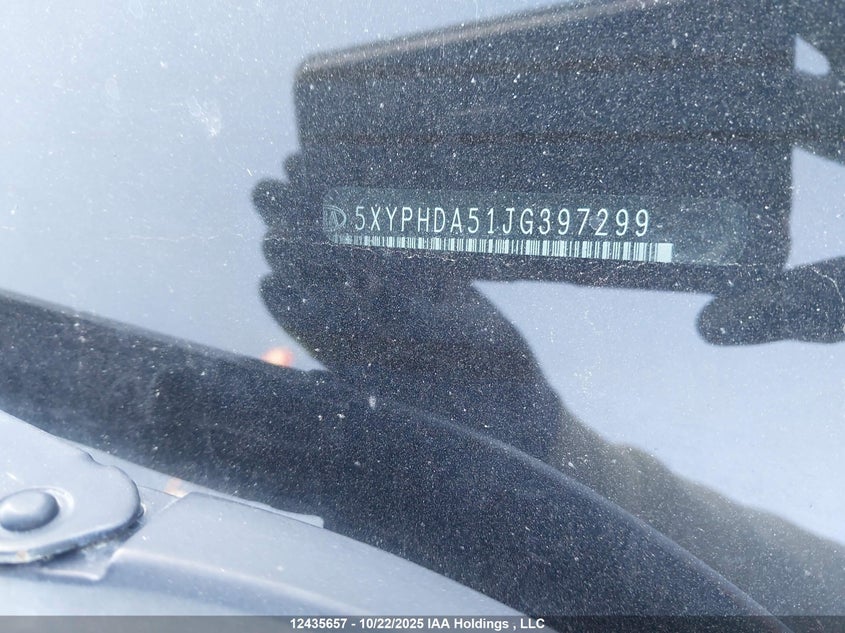 5XYPHDA51JG397299 2018 KIA SORENTO photo no. 9