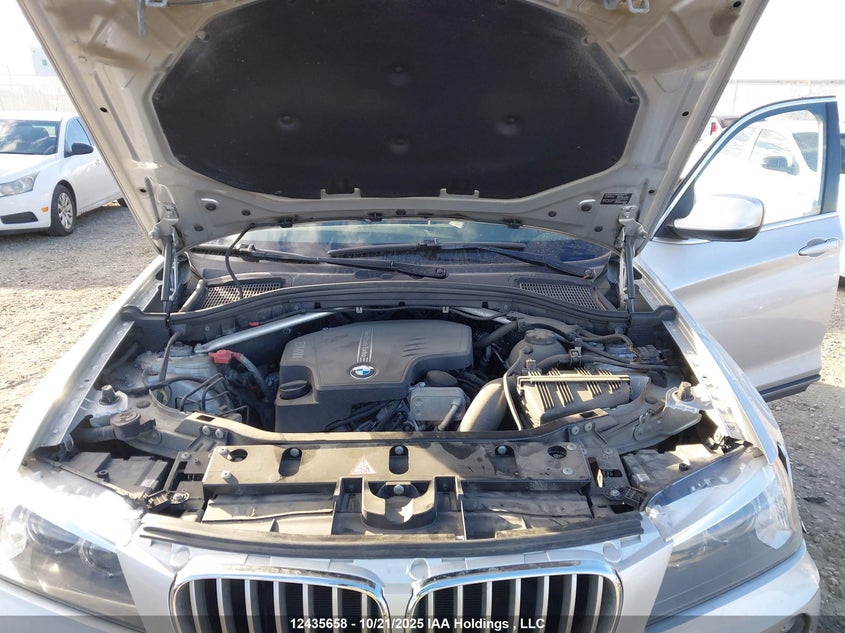 2013 BMW X3 xDrive28I VIN: 5UXWX9C59D0A22314 Lot: 12435658