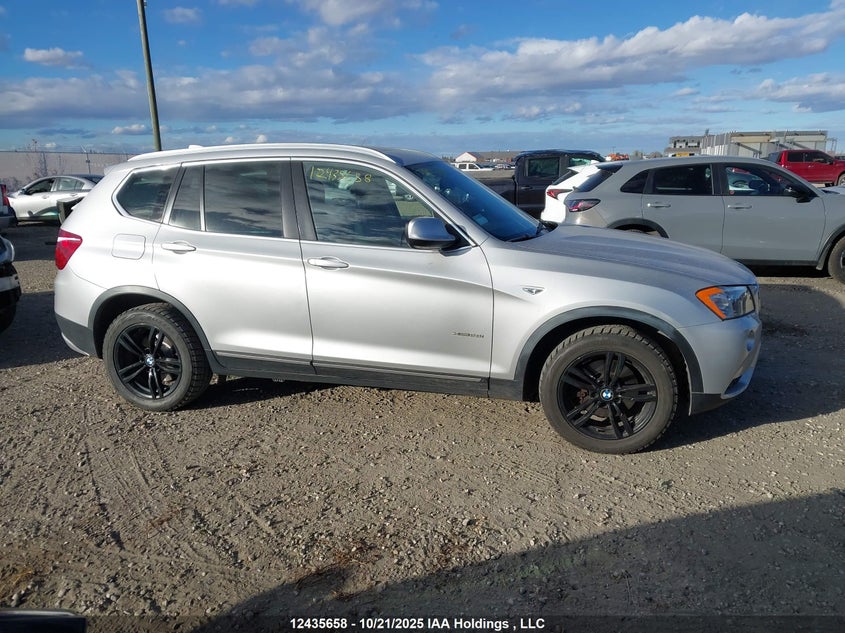 2013 BMW X3 xDrive28I VIN: 5UXWX9C59D0A22314 Lot: 12435658