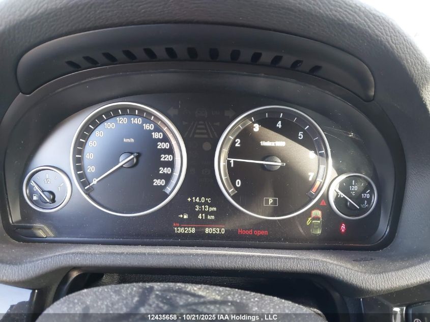 2013 BMW X3 xDrive28I VIN: 5UXWX9C59D0A22314 Lot: 12435658