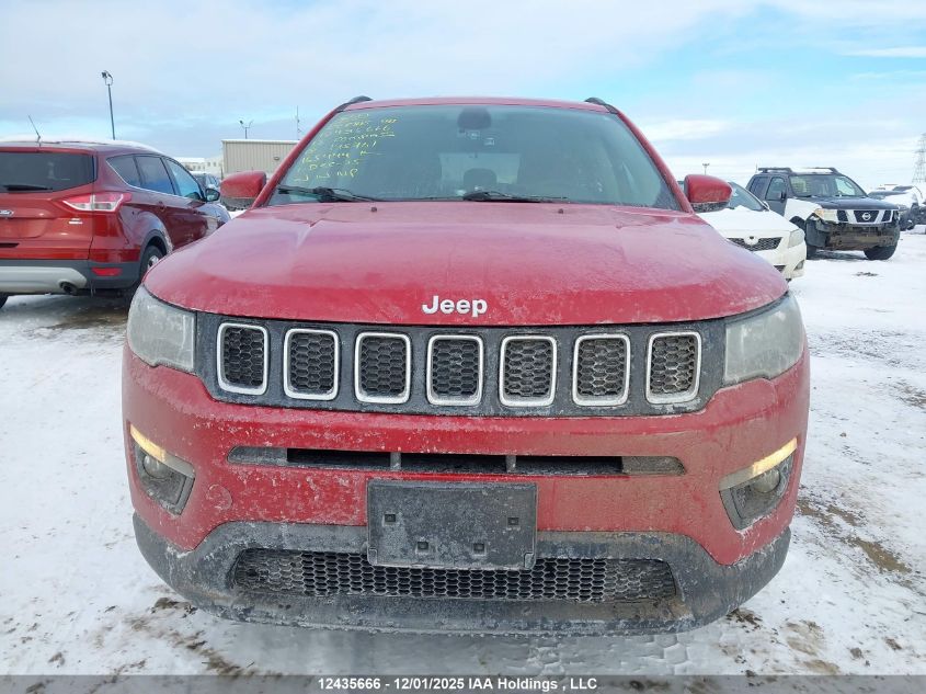 2018 Jeep Compass Latitude VIN: 3C4NJDBB7JT145761 Lot: 12435666