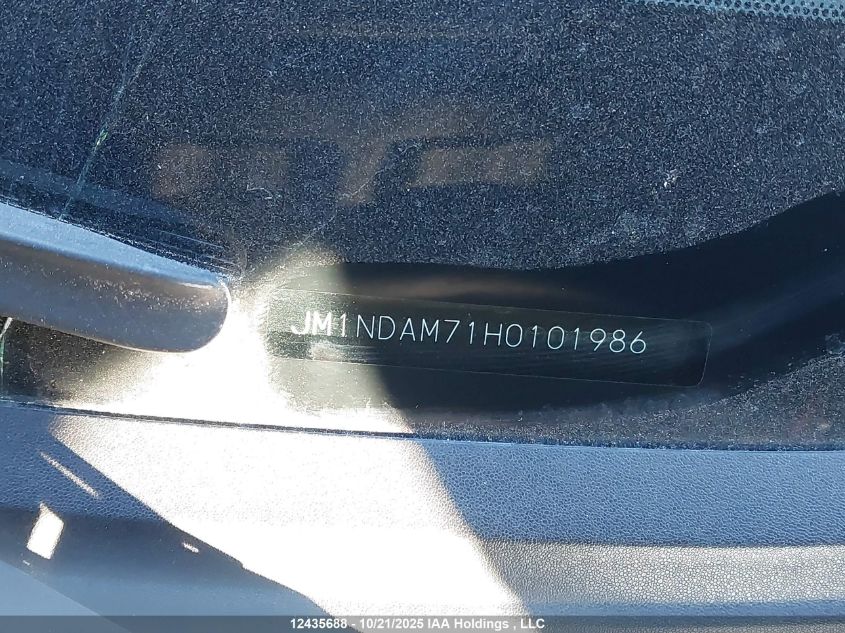 2017 Mazda Mx-5 Rf Gt VIN: JM1NDAM71H0101986 Lot: 12435688