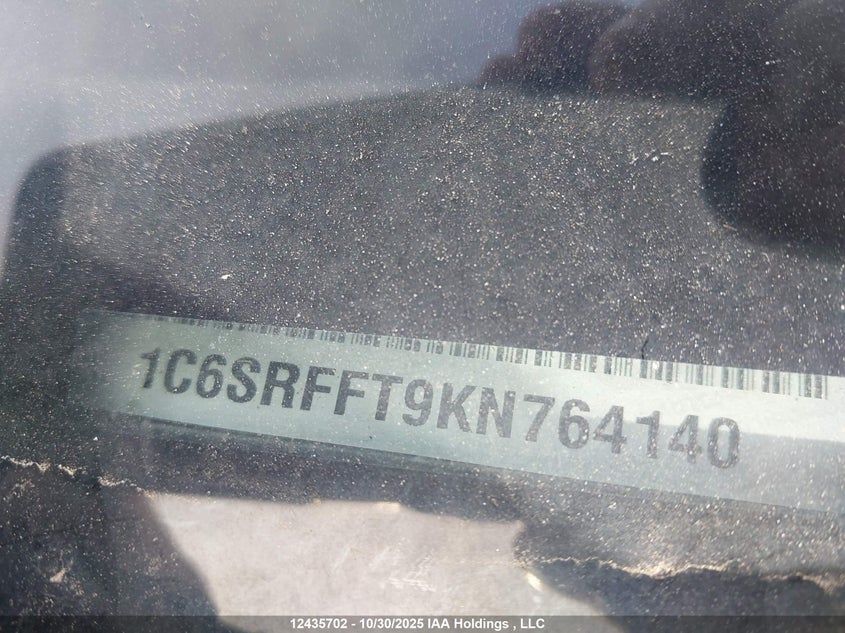 1C6SRFFT9KN764140 2019 RAM 1500 photo no. 9