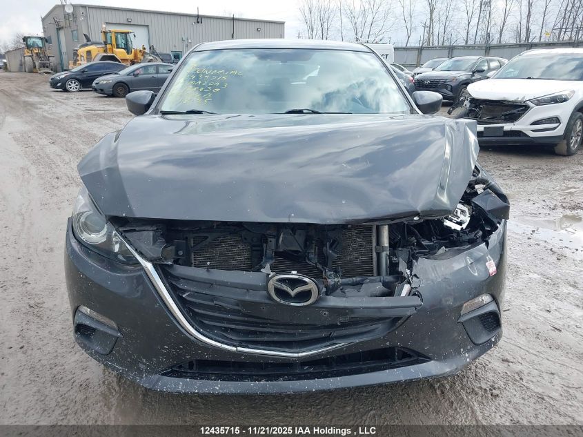 2015 Mazda Mazda3 Gs VIN: 3MZBM1L7XFM188430 Lot: 12435715