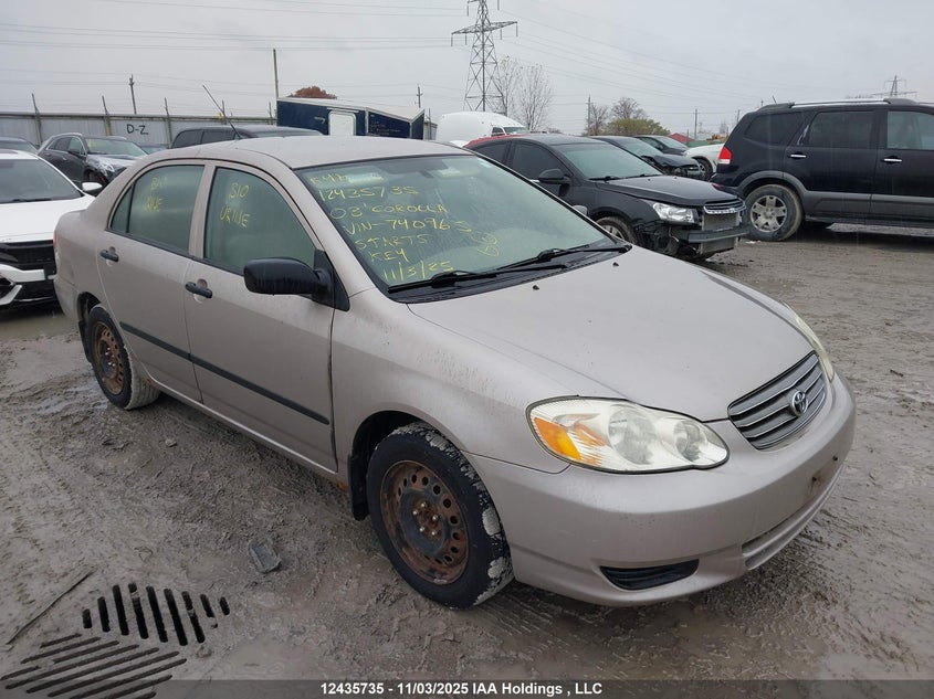 2T1BR32EX3C740965 2003 TOYOTA COROLLA photo no. 10