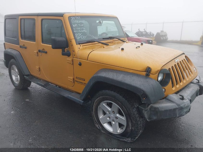 2014 Jeep Wrangler Unlimited Sport VIN: 1C4BJWDG8EL222792 Lot: 12435855