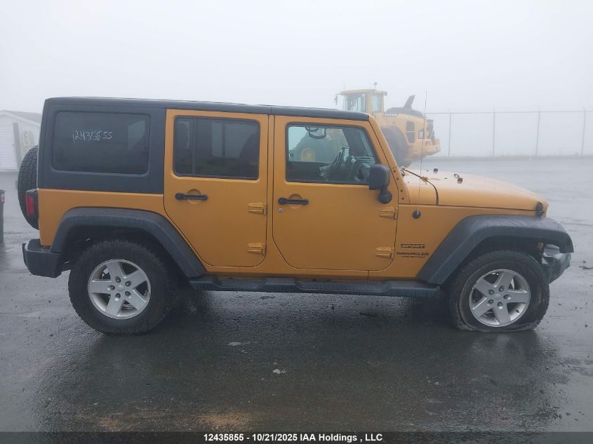 2014 Jeep Wrangler Unlimited Sport VIN: 1C4BJWDG8EL222792 Lot: 12435855