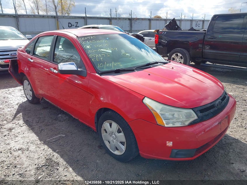 1FAHP34N48W202439 2008 Ford Focus S/Se auction photo 1