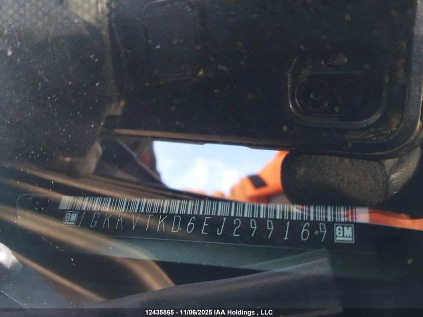 2014 GMC Acadia Denali VIN: 1GKKVTKD6EJ299169 Lot: 12435865