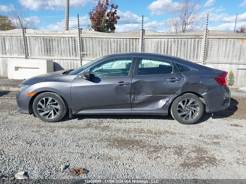 2016 Honda Civic Ex VIN: 2HGFC2F75GH003582 Lot: 12435889