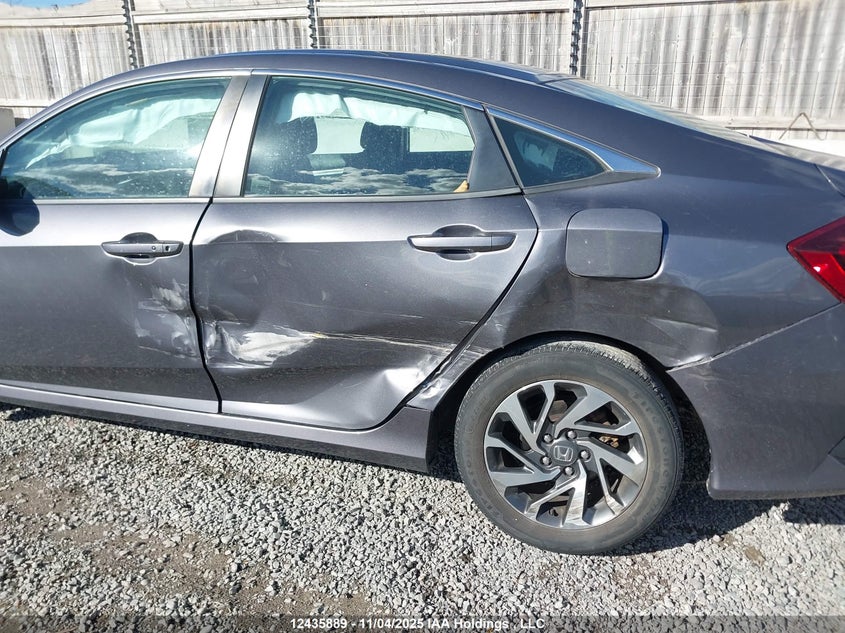 2016 Honda Civic Ex VIN: 2HGFC2F75GH003582 Lot: 12435889