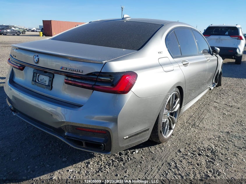 Vin: wba7u6c0xlbm62928, lot: 2818749, bmw m760li xdrive 20204