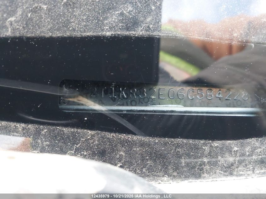 2006 Toyota Matrix Wagon VIN: 2T1KR32E06C584228 Lot: 12435979