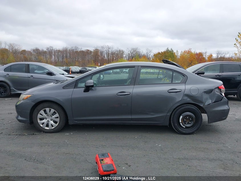 2012 Honda Civic Lx VIN: 2HGFB2F43CH122069 Lot: 12436029