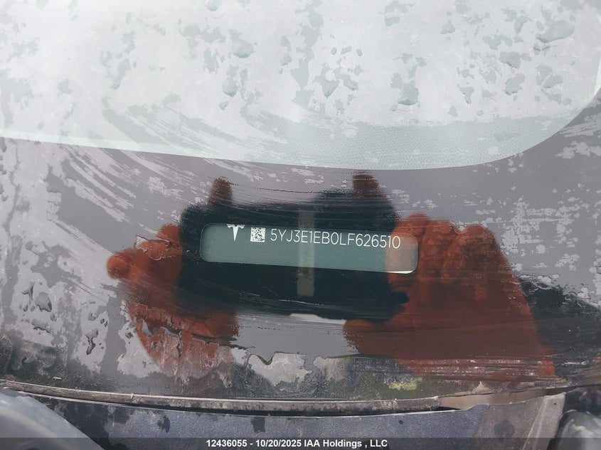 5YJ3E1EB0LF626510 2020 TESLA MODEL 3 photo no. 17