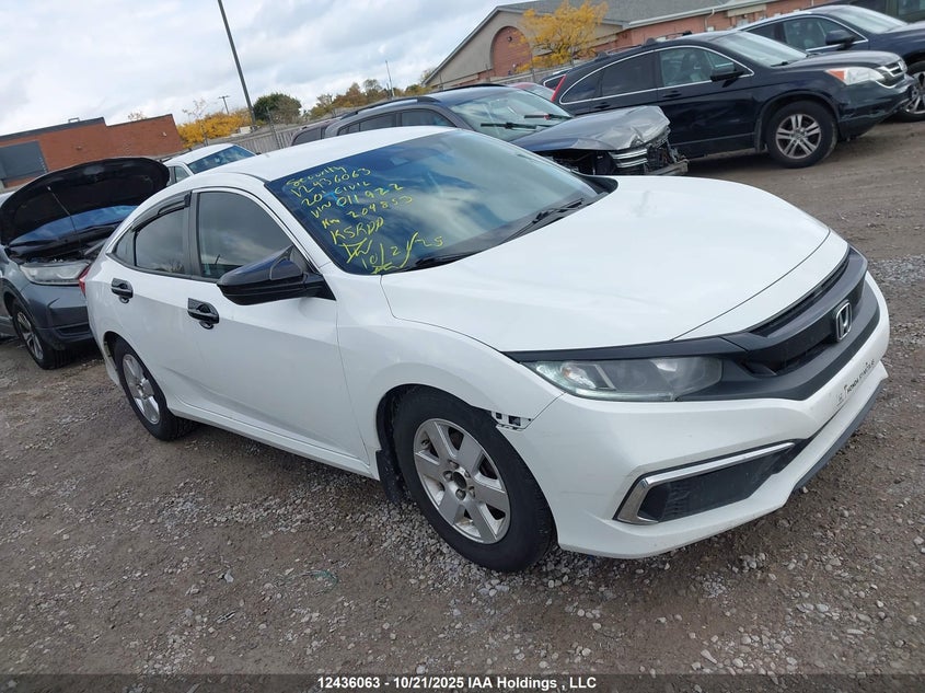 2HGFC2F59LH011922 2020 Honda Civic Lx auction photo 1