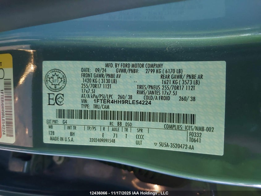 1FTER4HH9RLE54224 2024 FORD RANGER photo no. 19