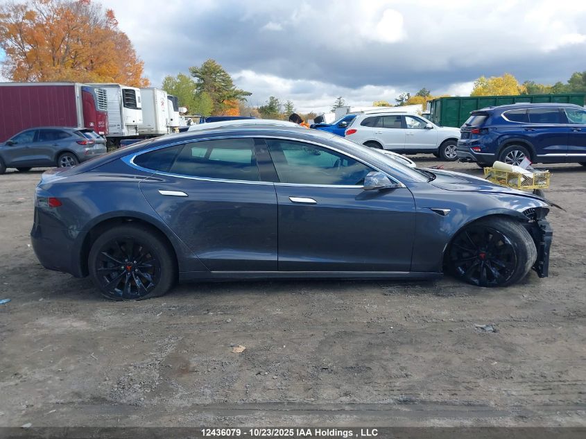 2018 Tesla Model S 100D/75D/P100D VIN: 5YJSA1E27JF246343 Lot: 12436079