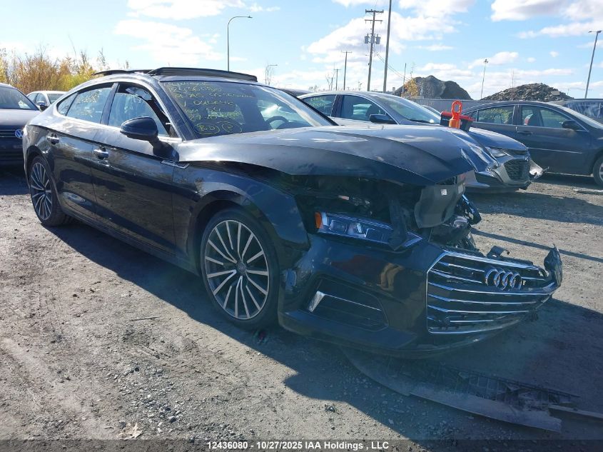 WAUCNCF50KA040642 2019 Audi A5 45 Technik auction photo 1