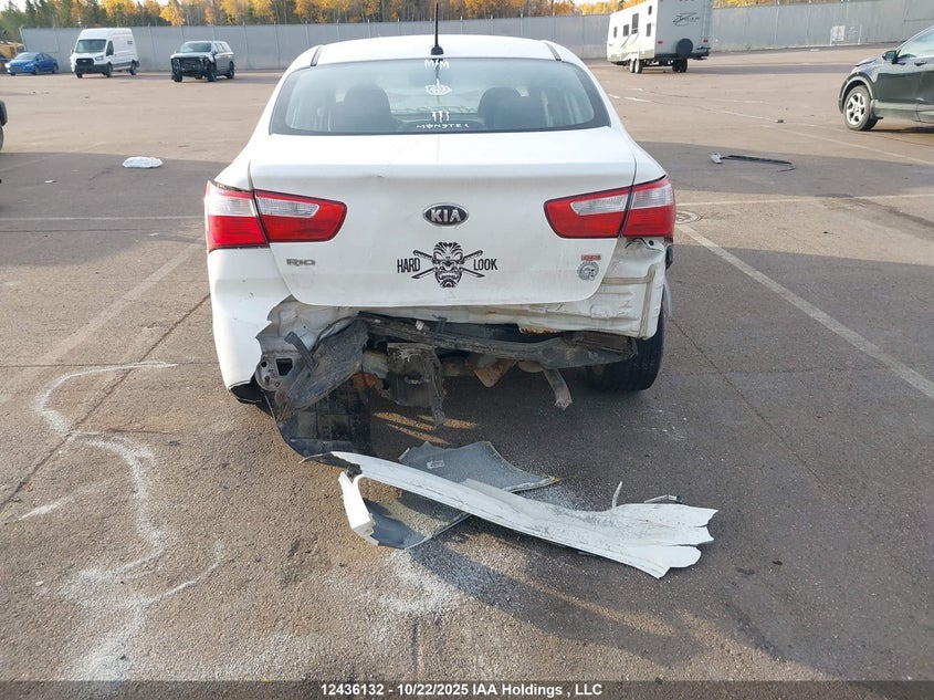 2014 Kia Rio Lx VIN: KNADM4A39E6346233 Lot: 12436132