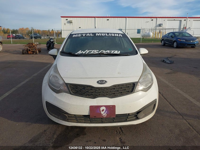 2014 Kia Rio Lx VIN: KNADM4A39E6346233 Lot: 12436132