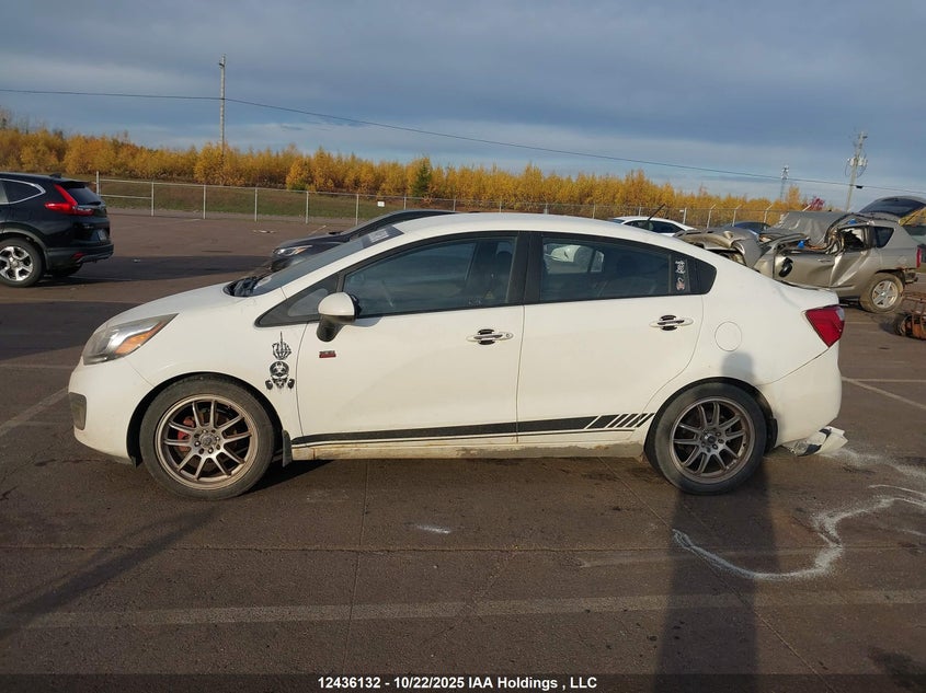 2014 Kia Rio Lx VIN: KNADM4A39E6346233 Lot: 12436132