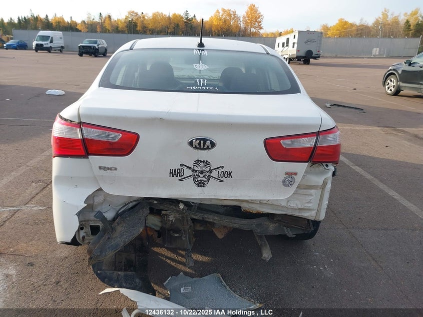 2014 Kia Rio Lx VIN: KNADM4A39E6346233 Lot: 12436132