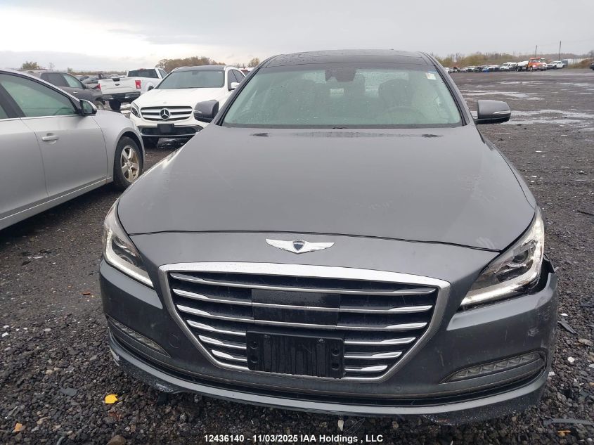 2016 Hyundai Genesis 3.8 Technology VIN: KMHGN4JE8GU131595 Lot: 12436140