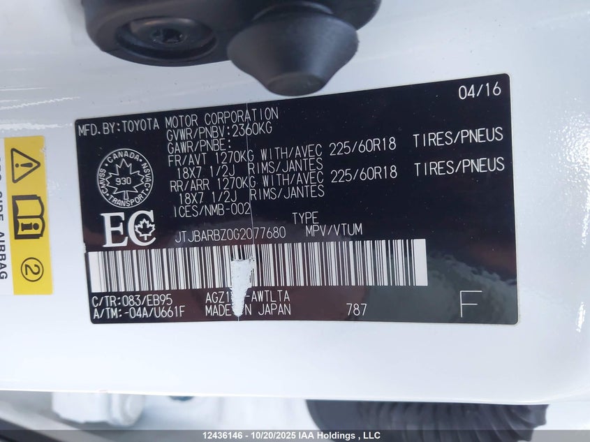 JTJBARBZ0G2077680 2016 LEXUS NX photo no. 18
