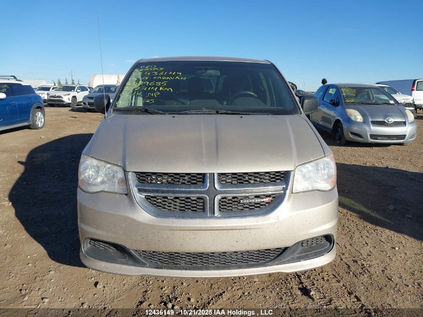 2013 Dodge Grand Caravan Se/Sxt VIN: 2C4RDGBG2DR529685 Lot: 12436149
