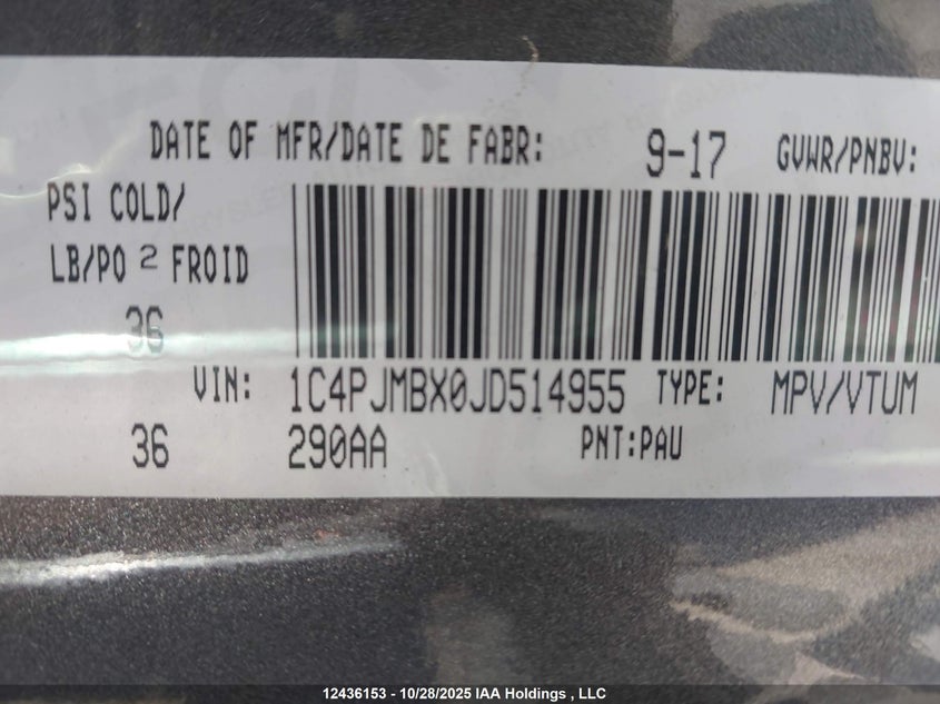1C4PJMBX0JD514955 2018 JEEP CHEROKEE photo no. 9