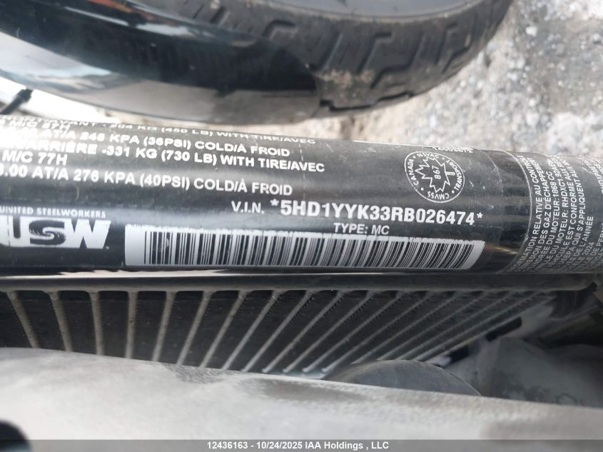 2024 Harley-Davidson Fxbbs VIN: 5HD1YYK33RB026474 Lot: 12436163