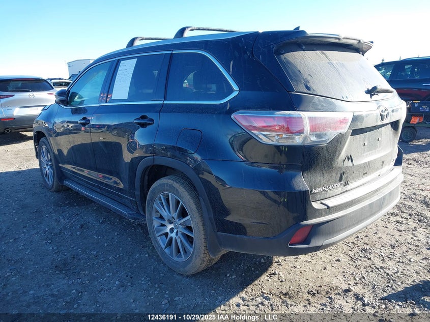5TDJKRFH2FS119822 2015 TOYOTA HIGHLANDER photo no. 3