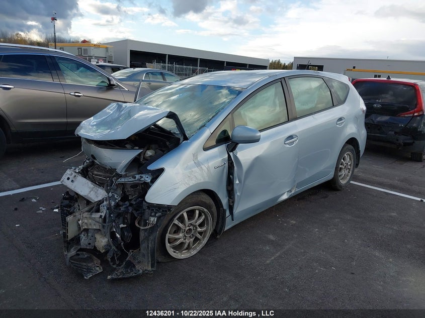JTDZN3EU2C3142701 2012 TOYOTA PRIUS V (+) photo no. 2