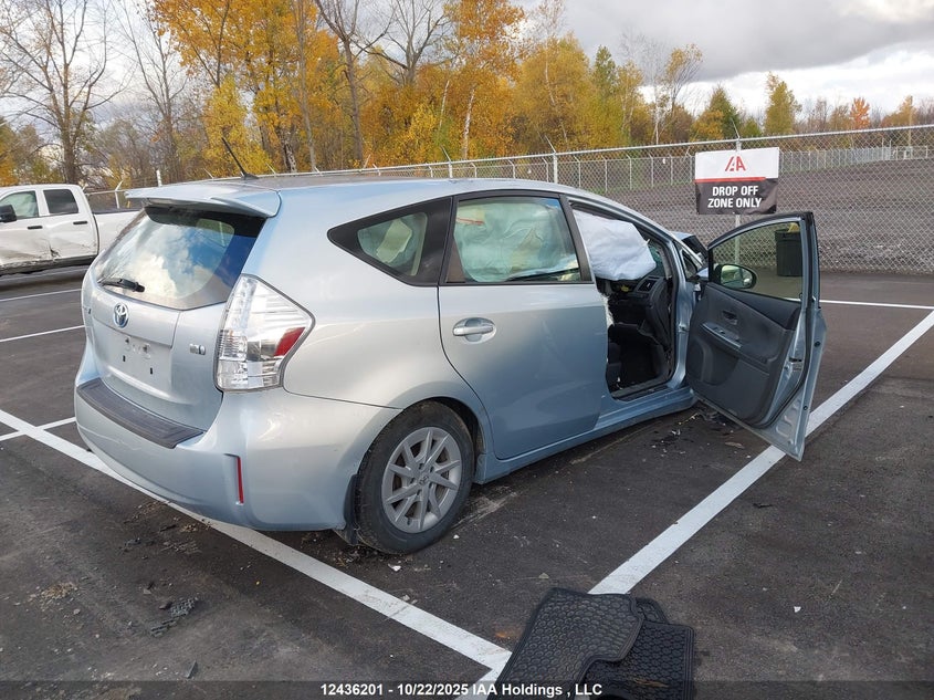 JTDZN3EU2C3142701 2012 TOYOTA PRIUS V (+) photo no. 4
