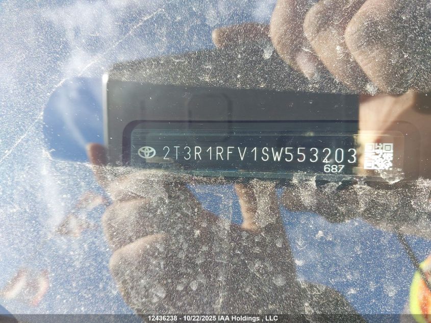 2025 Toyota Rav4 Xle/Xle Premium VIN: 2T3R1RFV1SW553203 Lot: 12436238