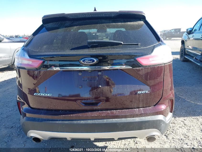 2019 Ford Edge Sel VIN: 2FMPK4J96KBC66147 Lot: 12436331