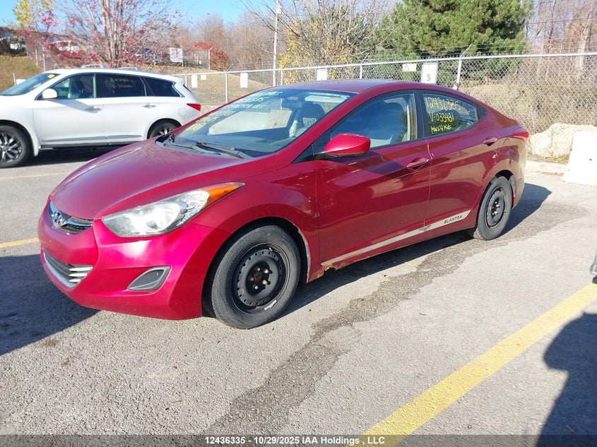 5NPDH4AE3BH033981 2011 HYUNDAI ELANTRA photo no. 2