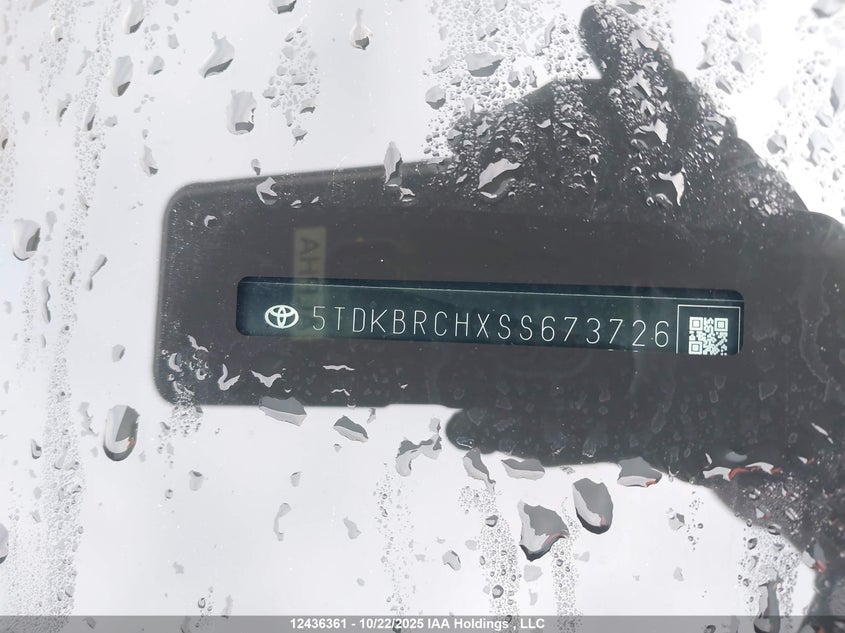 5TDKBRCHXSS673726 2025 TOYOTA HIGHLANDER photo no. 19